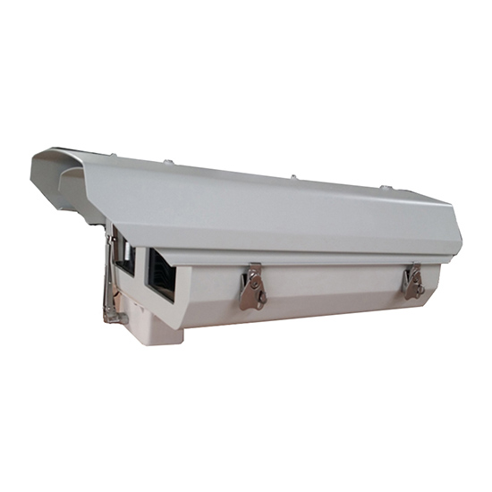 Outdoor IP66 Waterproof Double Room Security Surveillance CCTV Camera Housing Shield Heater Fan Sun Shield Wiper