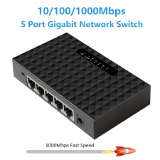 Cheap Gigabit 5 Ports Ethernet Network Switch 10/100/1000Mbps Switcher with MTK7530 Switches