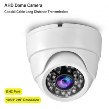 1080P 2MP HD AHD Analogue Night Vision CCTV Security Surveillance Indoor Dome Camera Coaxial-Cable Transmission