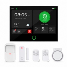 TUYA 7-Inch Touch Screen WiFi + 4G Smart Home Security Alarm System